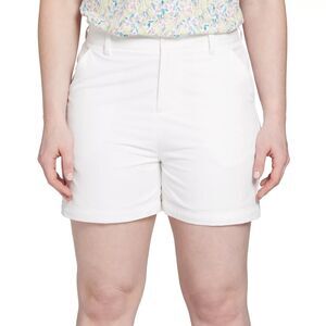 Walter Hagen Women's Traditional 5" Seersucker‎ Golf Shorts White Size 6 NWT